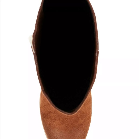 WOMENS KNEE-HIGH BLOCK HEEL BOOT, various sizes - Picture 4 of 9